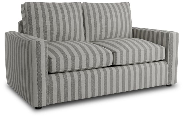 Siesta Sea Lane Dark Gray Fabric Loveseat