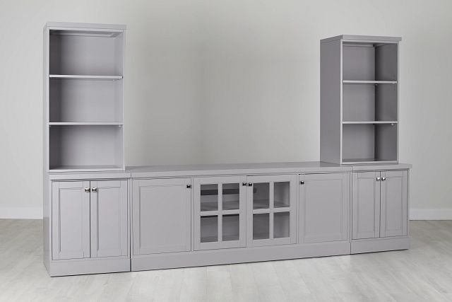 Newport Gray Medium Entertainment Wall