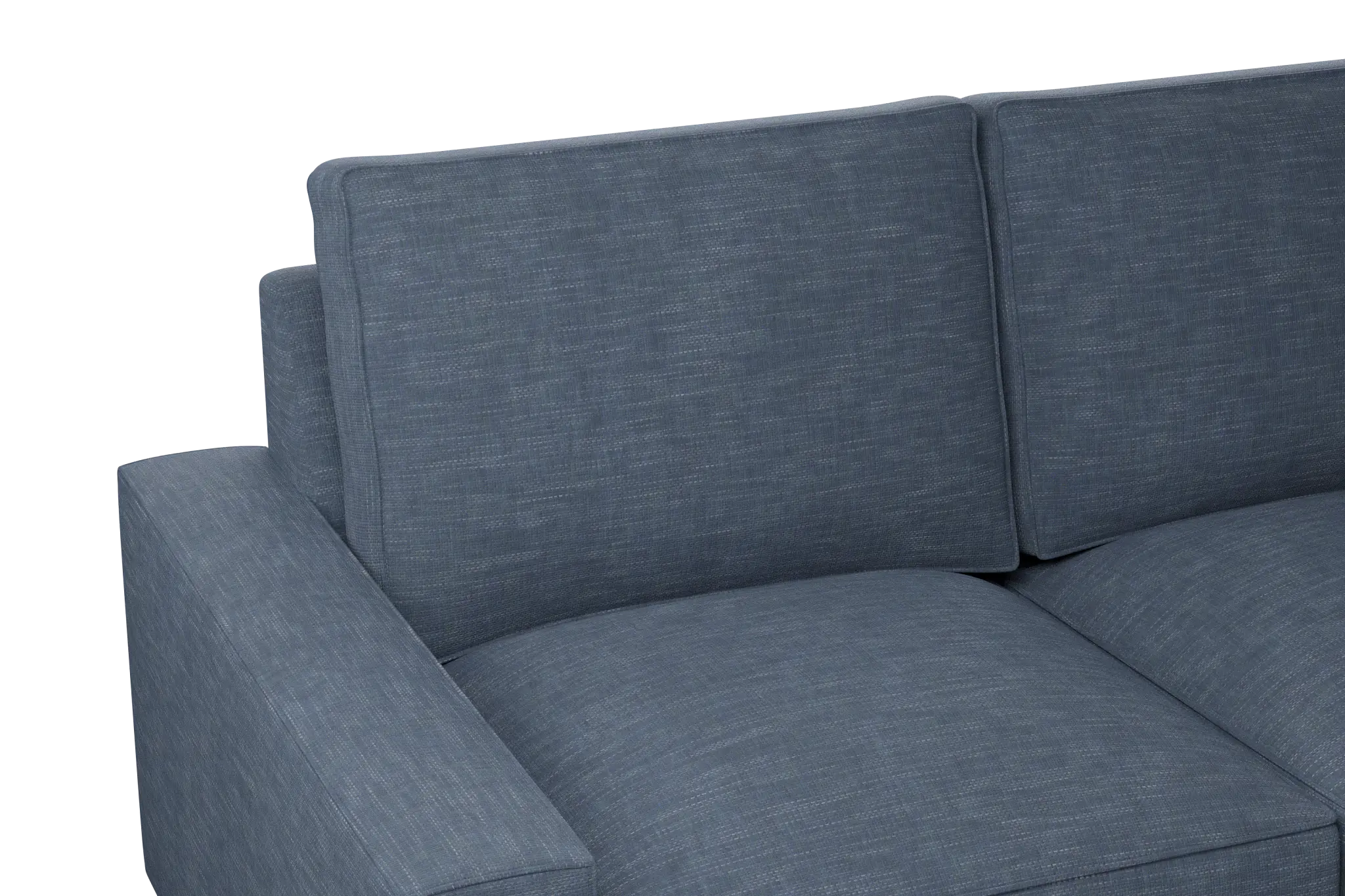 Edgewater Elevation Dark Blue Large Right Chaise Sectional Edgewater Elevation Dark Blue Large Right Chaise Sectional