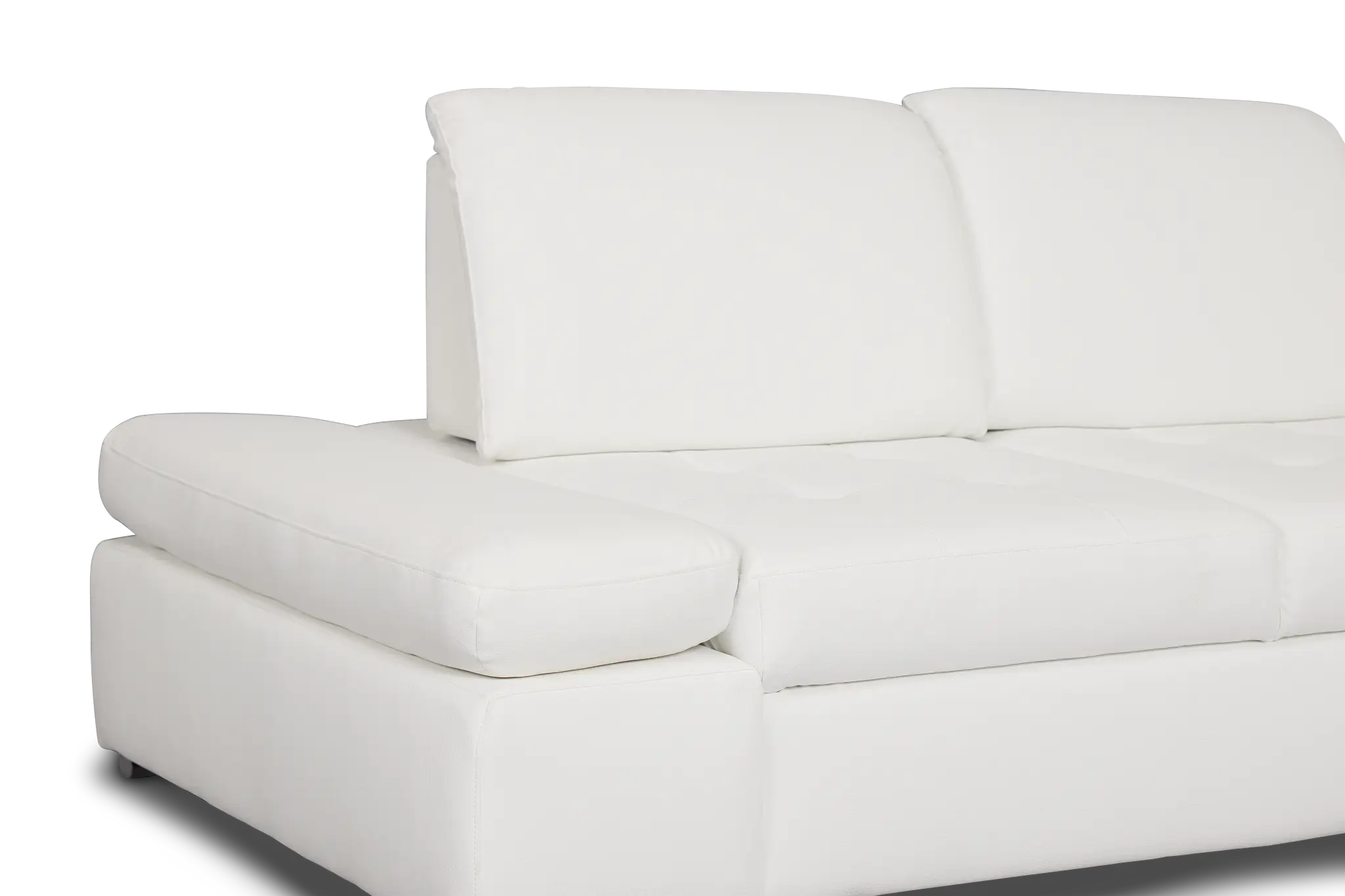 Eden White Micro Small Two-arm Sectional Eden White Micro Small Two-arm Sectional