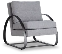 Porter Gray Fabric Accent Chair