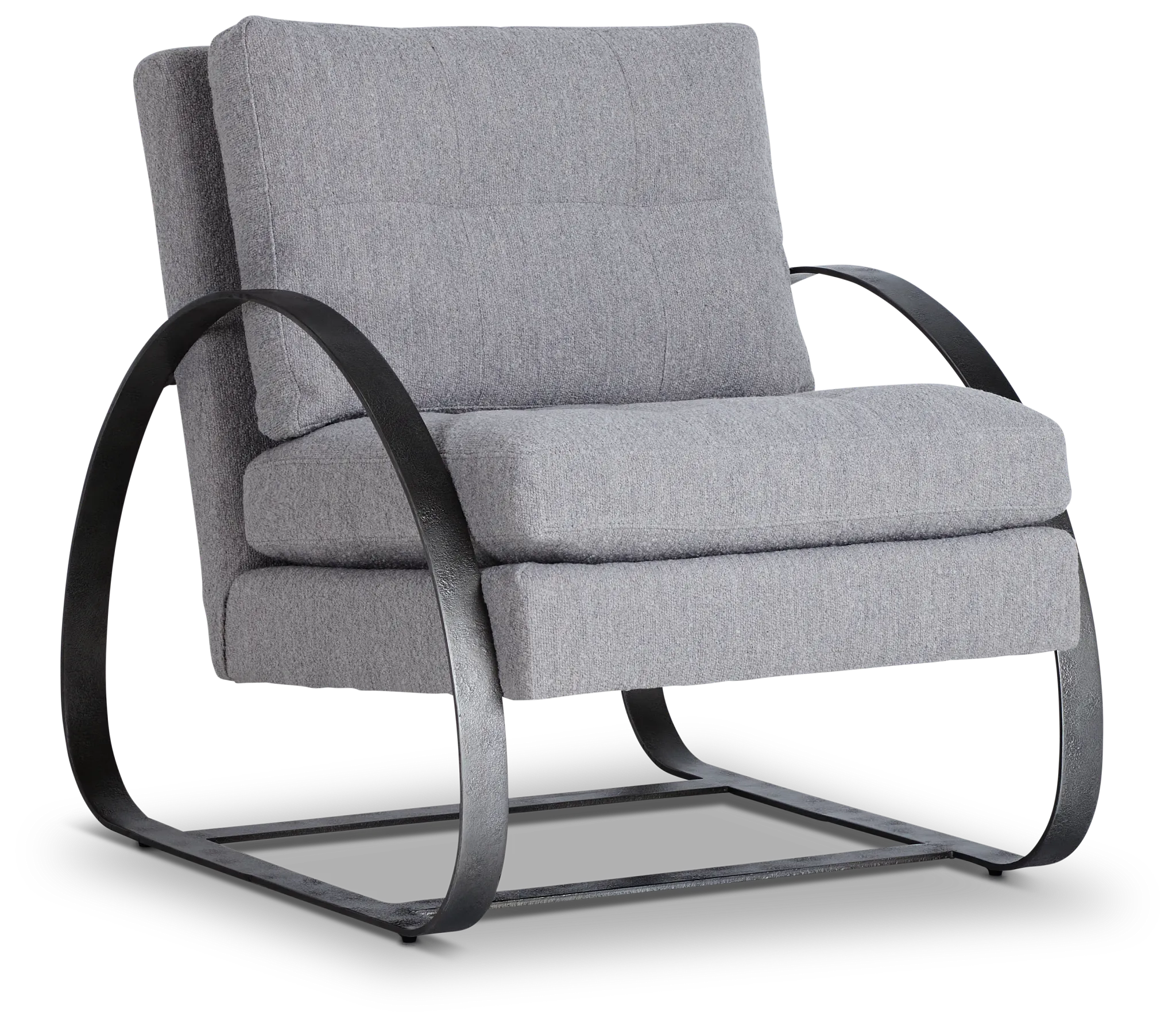 Porter Gray Fabric Accent Chair