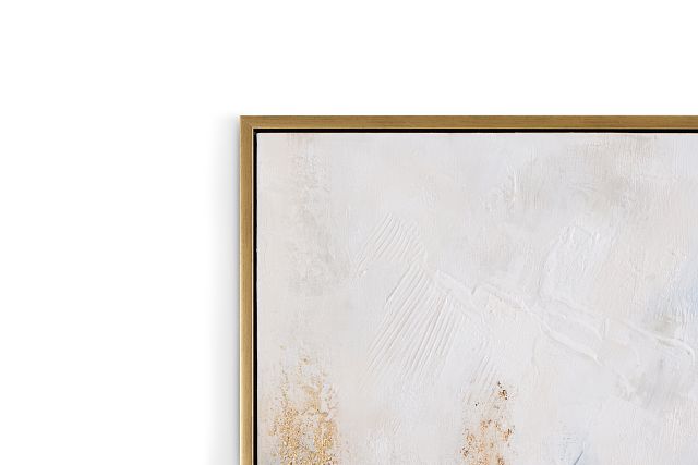Archie Ivory Canvas Wall Art