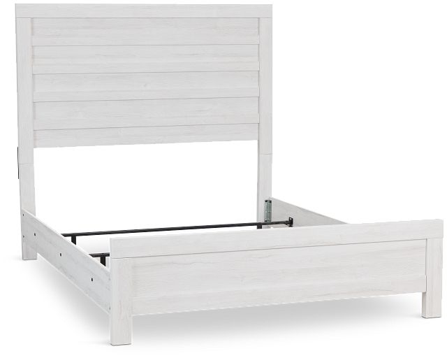 Everett White Panel Bed