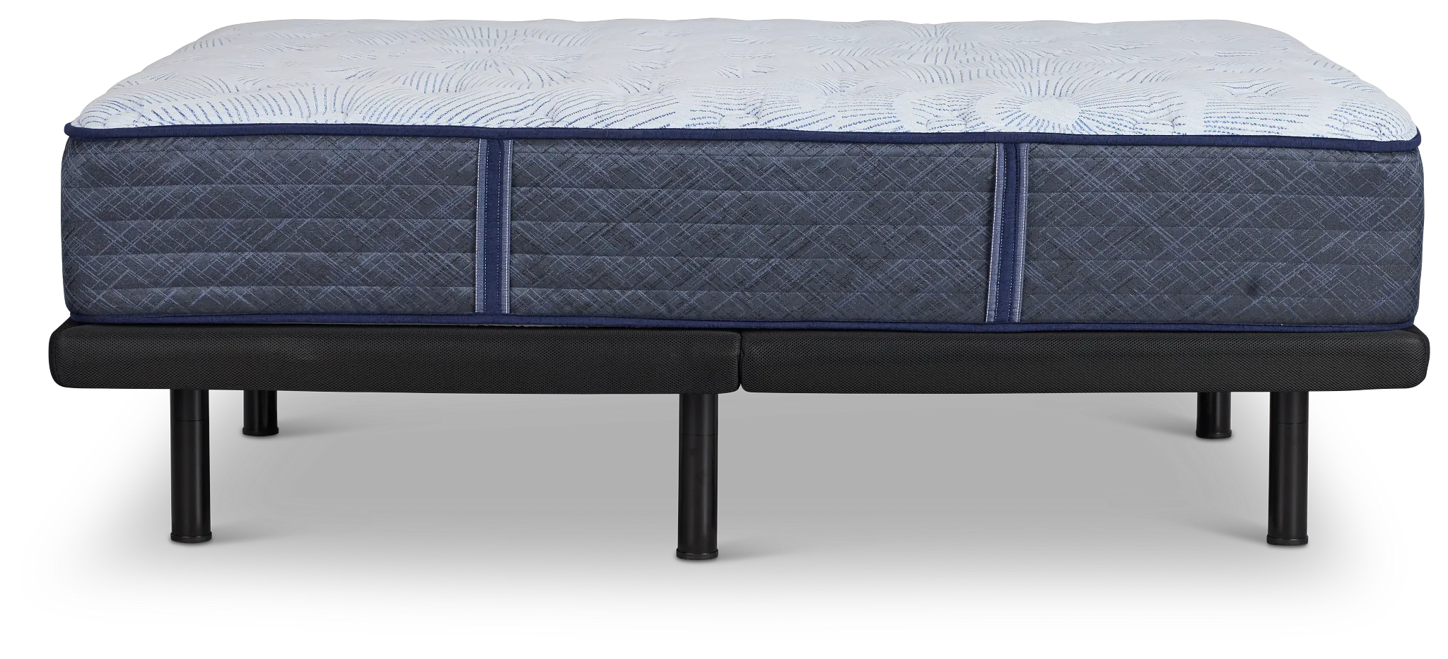 Serta Perfect Sleeper Blue Lagoon Nights Plush Plus Adjustable Mattress Set