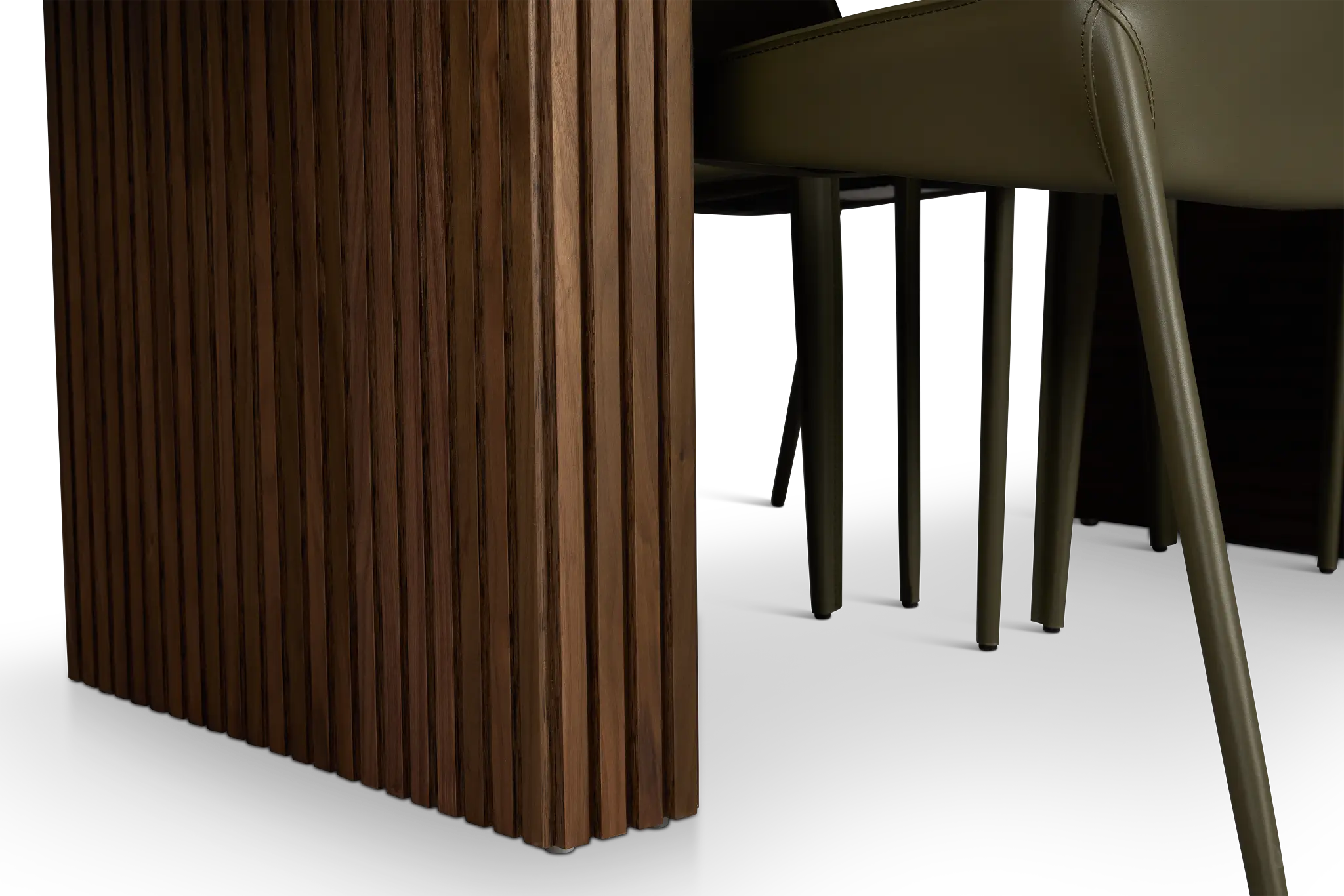 Wayne Two-tone Stone Rectangular Table & 4 Dark Green Upholstered Chair Wayne Two-tone Stone Rectangular Table & 4 Dark Green Upholstered Chair