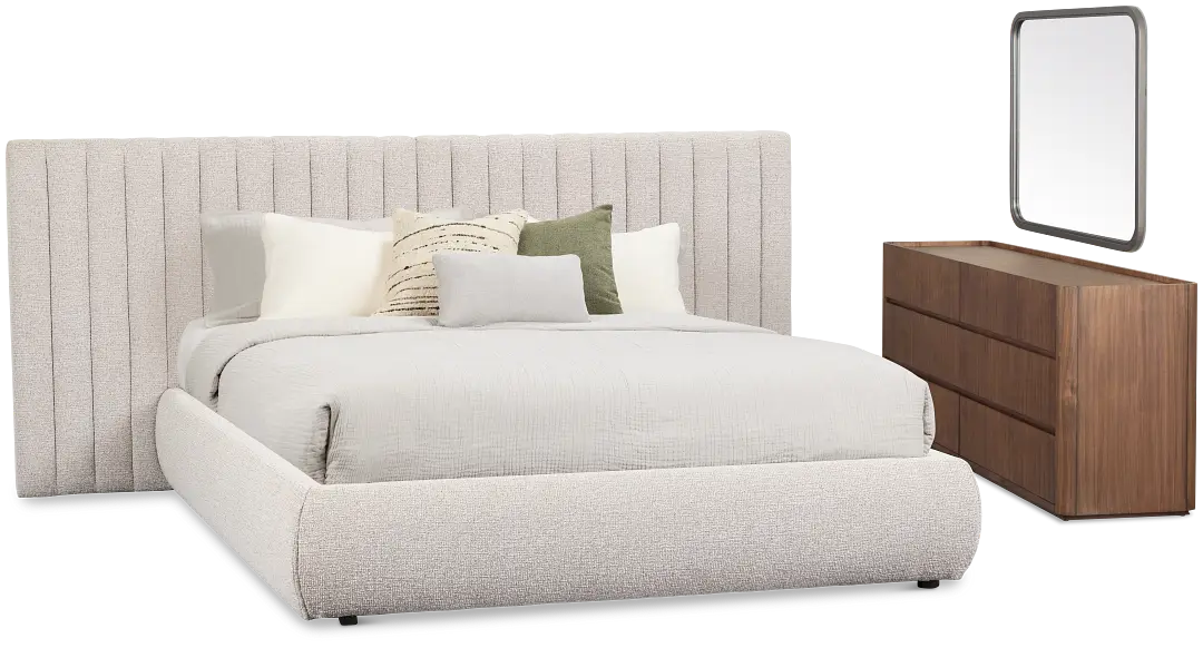 Nomad Gray Uph Spread Bedroom With Mid-tone Cases Nomad Gray Uph Spread Bedroom With Mid-tone Cases