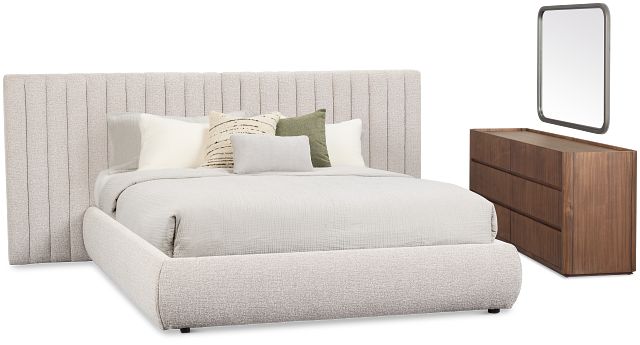 Nomad Gray Uph Spread Bedroom With Mid-tone Cases