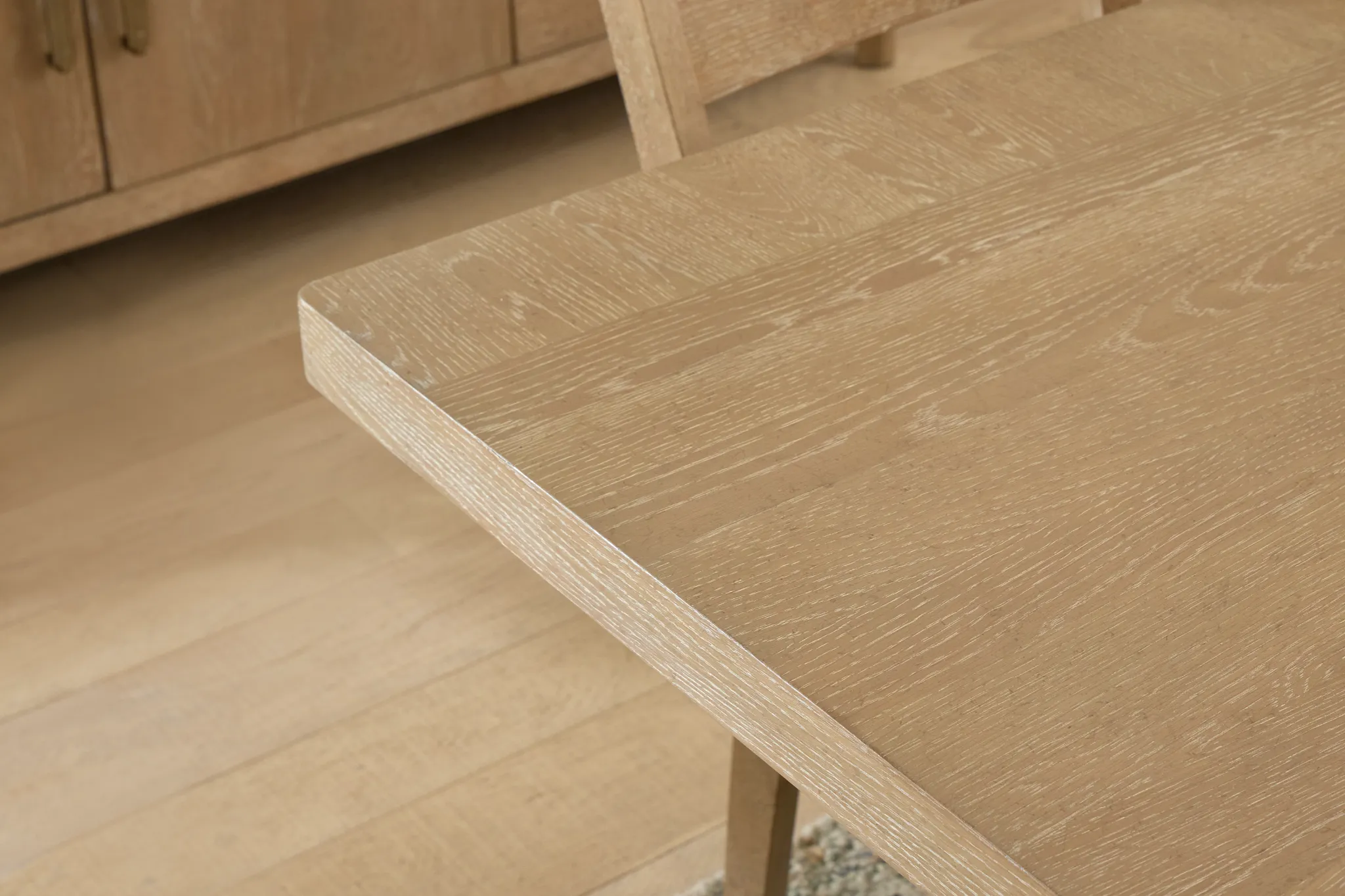 Alton Light Tone Rect Trestle Table