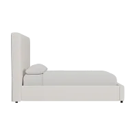 Grayton Merino Light Beige 54" Upholstered Platform Bed