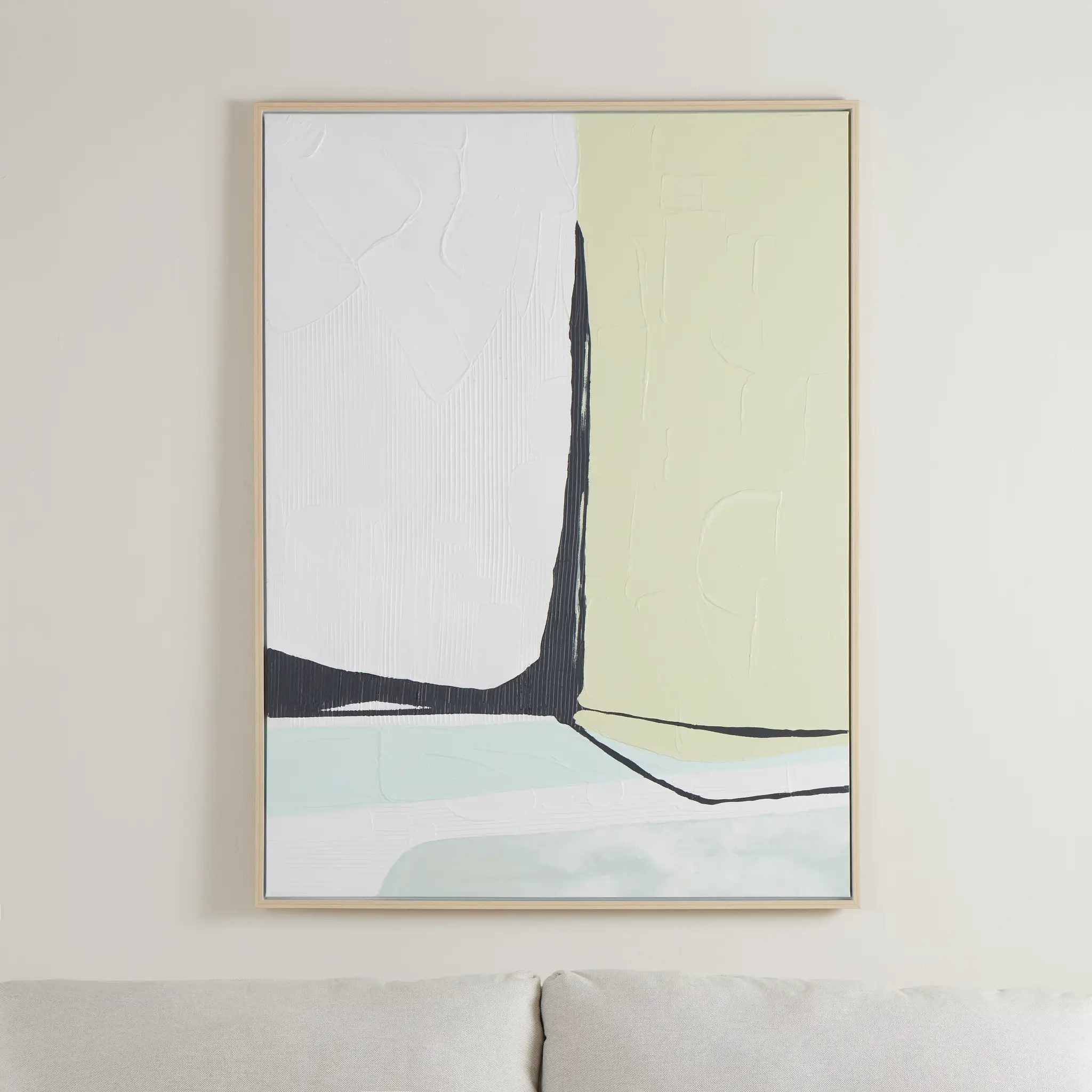 Vaiana Light Green Canvas Wall Art Vaiana Light Green Canvas Wall Art