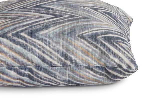 Zezster Gray Fabric 18" Accent Pillow