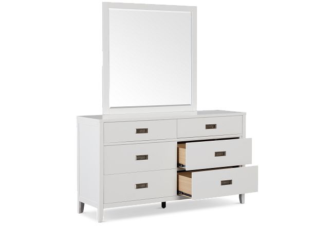 Chatham White Dresser & Mirror