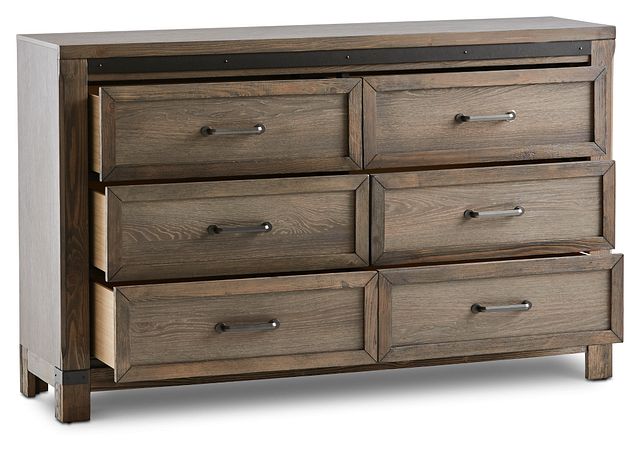 Lancaster Mid Tone Wood Dresser
