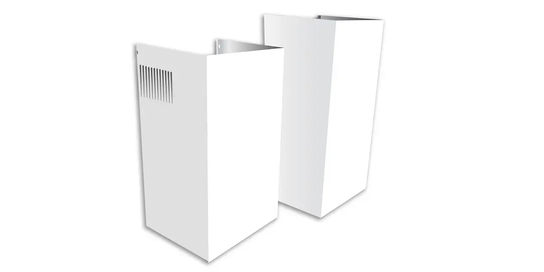Xo Appliance Xob White Duct Cover Extension Xo Appliance Xob White Duct Cover Extension