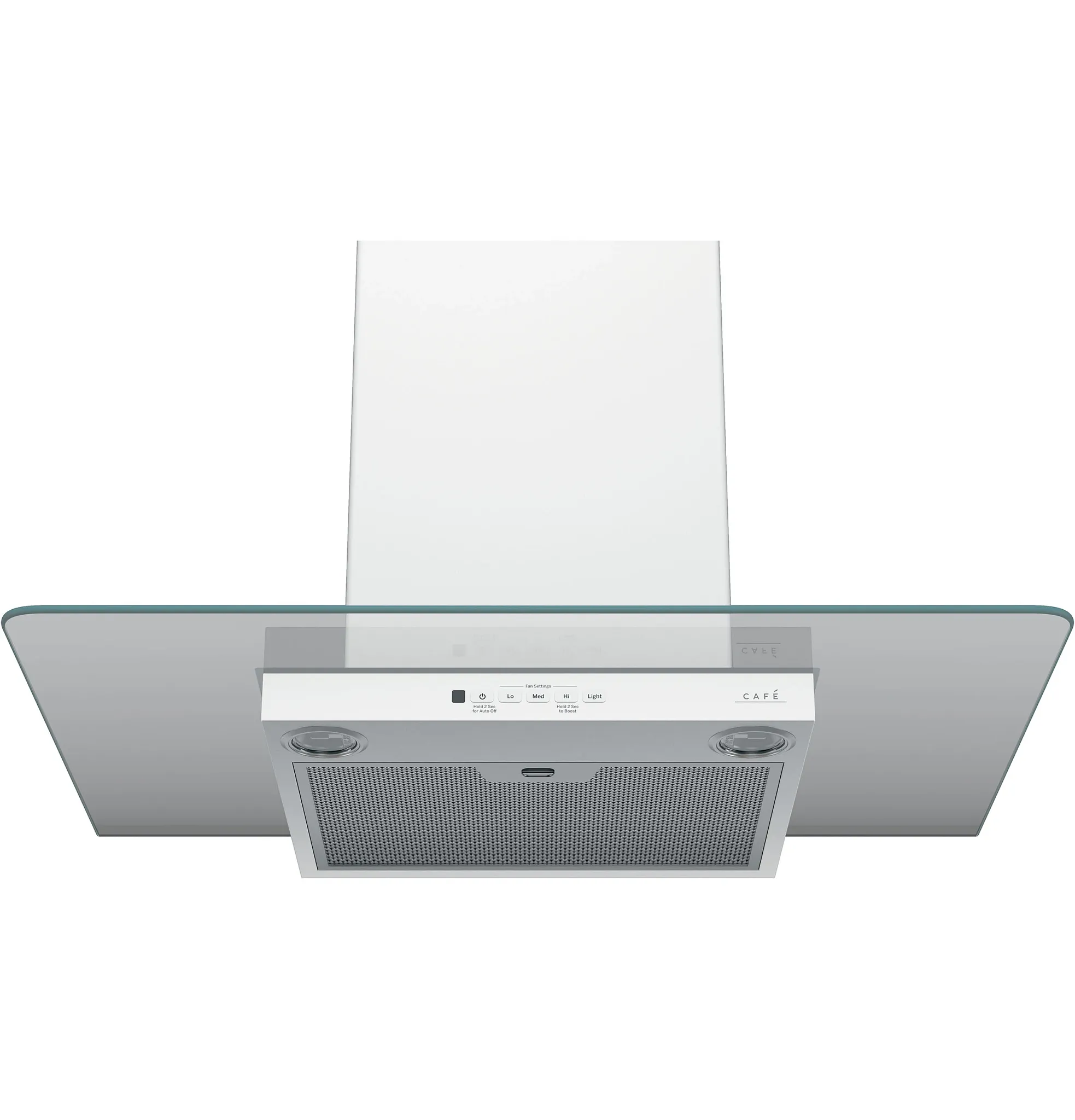 Cafe 73014 Series White 30" Wall Mount Canopy Hood