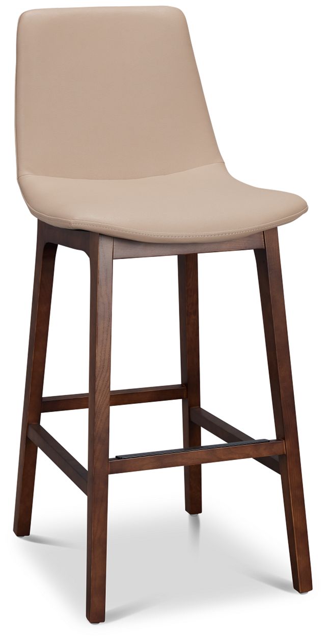 Hamilton Taupemicro 30" Upholstered Barstool