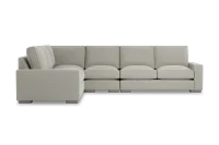Edgewater Elite Gray Medium Two-arm Sectional