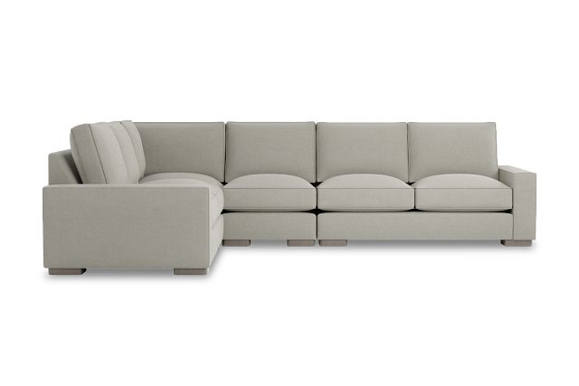 Edgewater Elite Gray Medium Two-arm Sectional