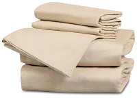 Rest & Renew Linen Blend Dark Beige Duvet Set