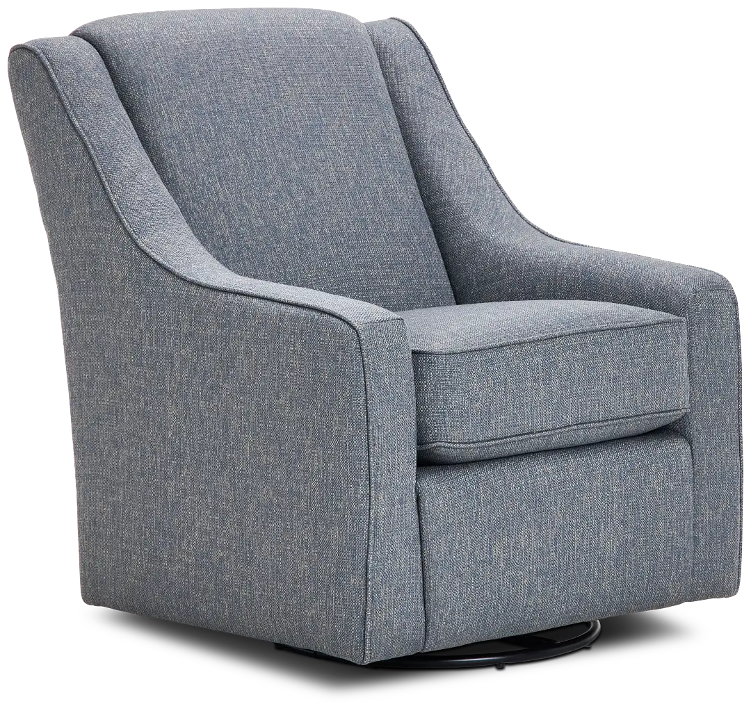 Austin Blue Fabric Swivel Rocker Glider Austin Blue Fabric Swivel Rocker Glider