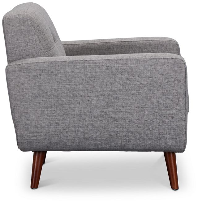 Raya Light Gray Fabric Chair