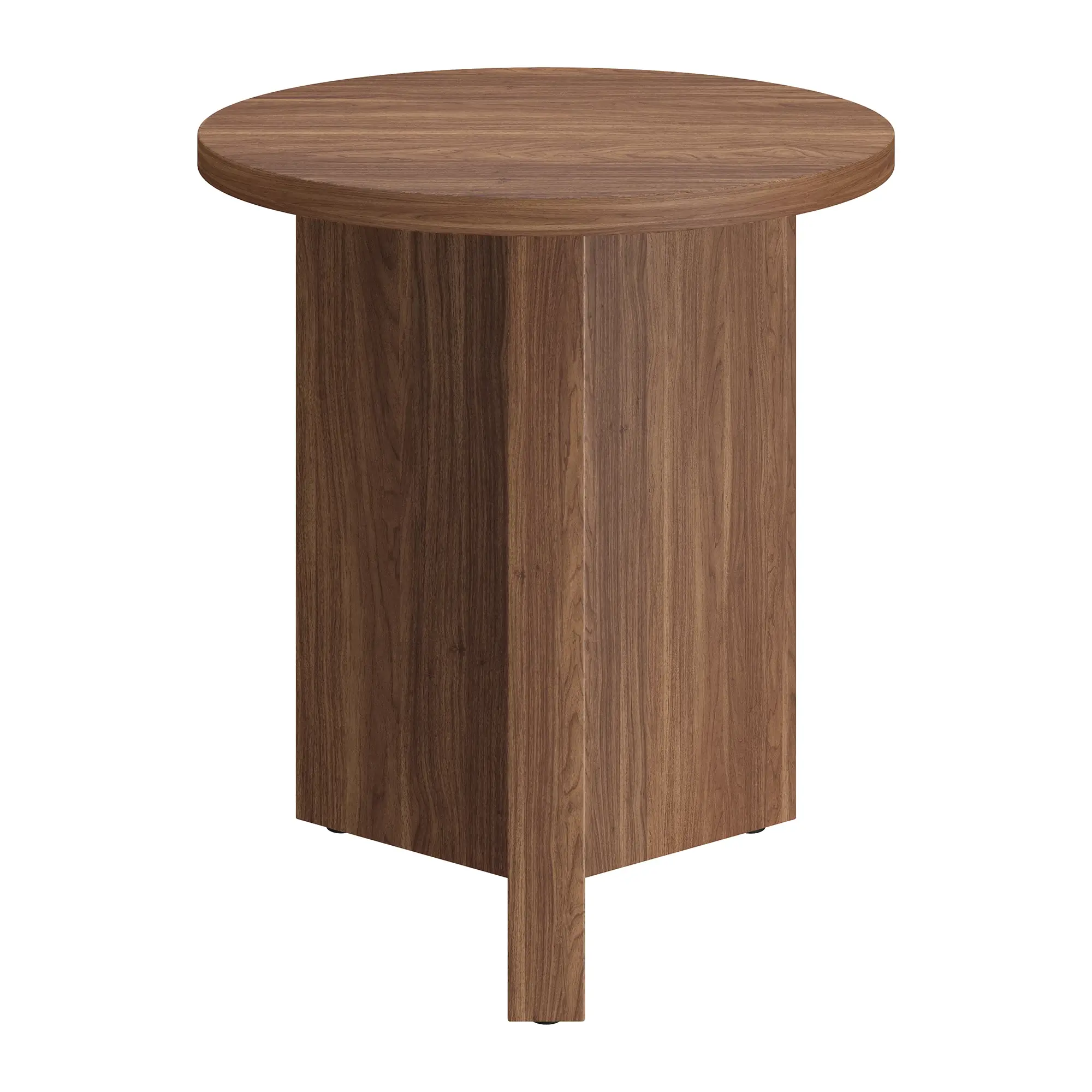 Gerri Mid Tone Round End Table Gerri Mid Tone Round End Table