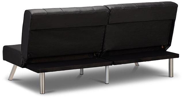 Clay Black Micro Sofa Futon