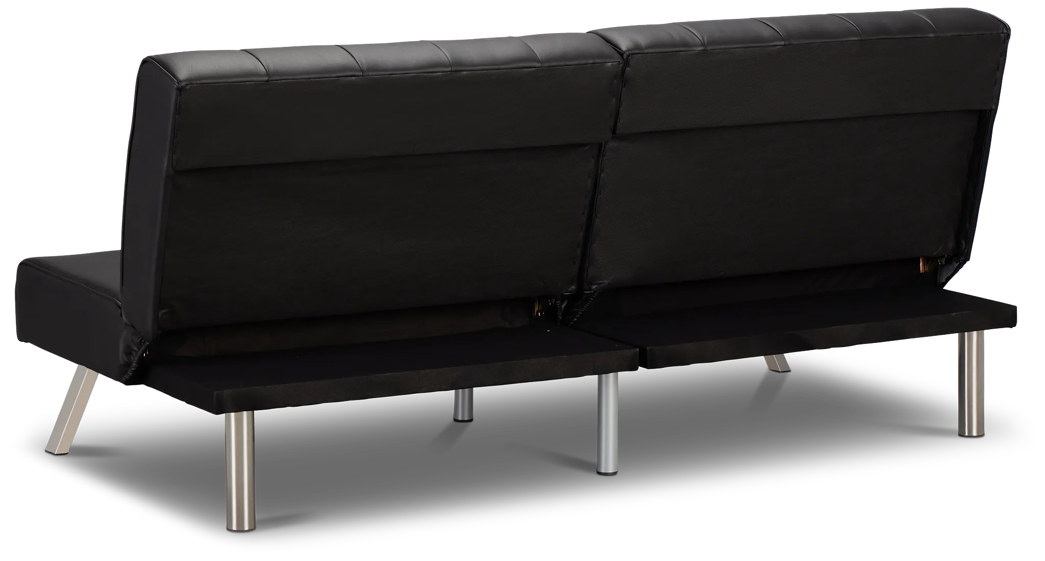 Clay Black Micro Sofa Futon