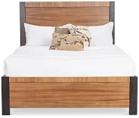 Jackson Two-tone Panel Bed