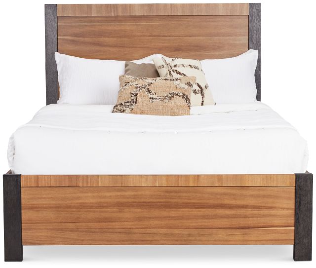 Jackson Two-tone Panel Bed