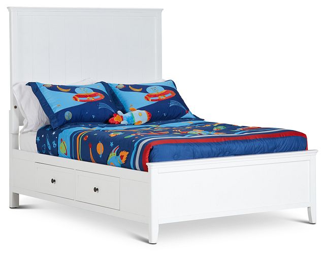 Cooper White Panel Storage Bed (1)