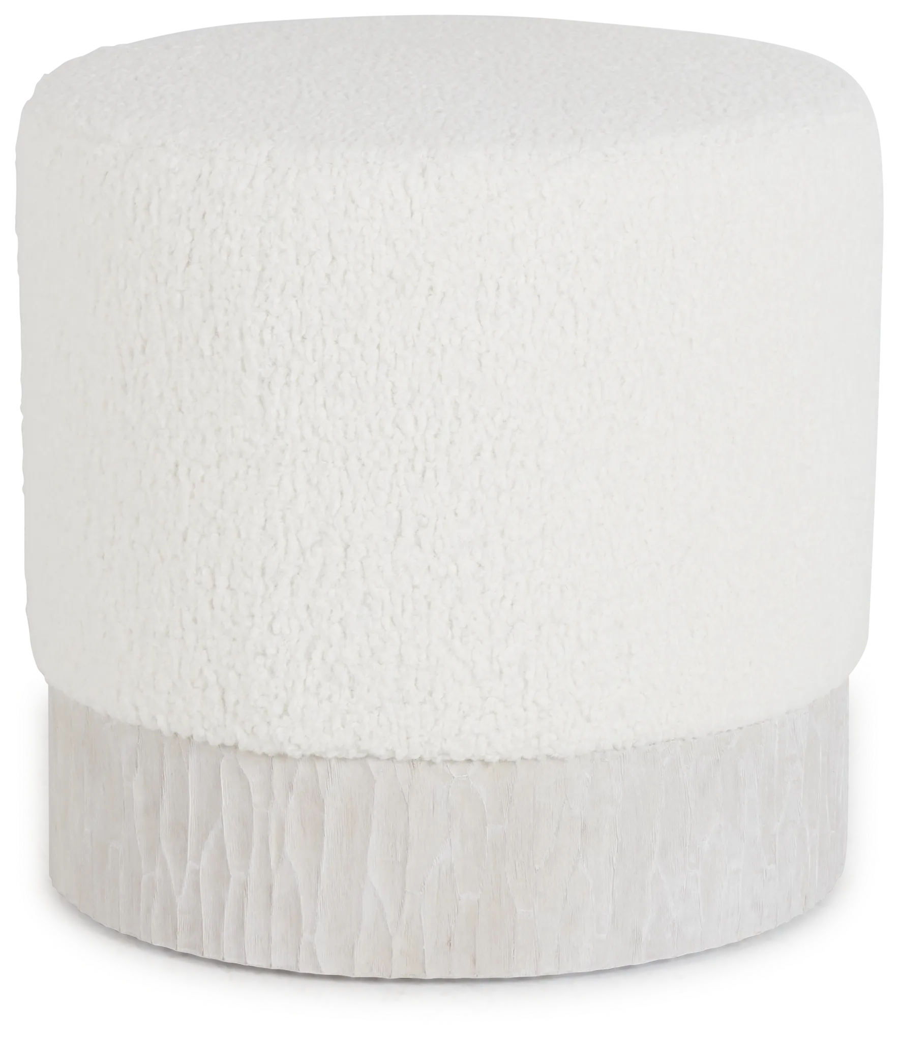 Costa White Uph Accent Ottoman