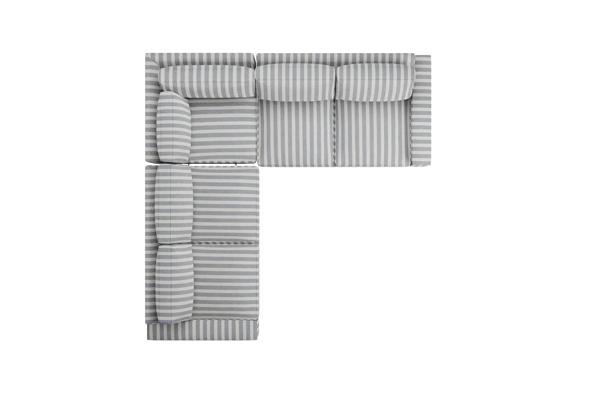 Edgewater Sea Lane Dark Blue Small Two-arm Sectional Edgewater Sea Lane Dark Blue Small Two-arm Sectional