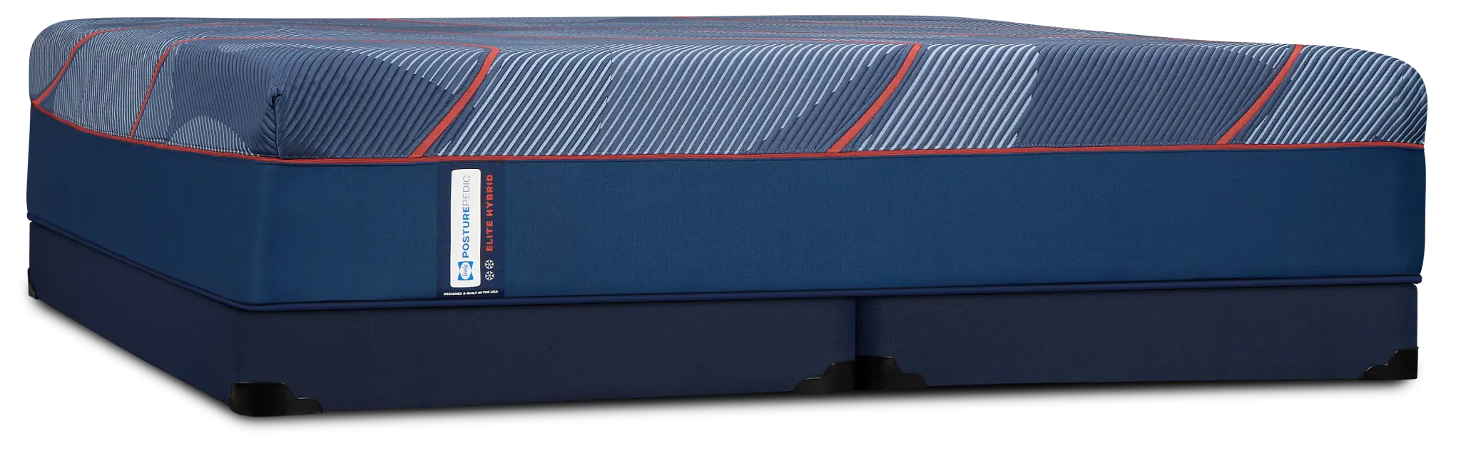 Posturepedic High Point Elite Hybrid 14" Soft Low-profile Mattress Set Posturepedic High Point Elite Hybrid 14" Soft Low-profile Mattress Set