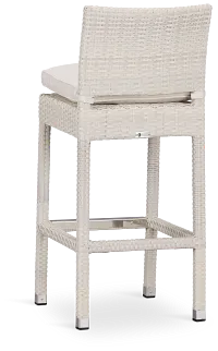 Bahia White 30" Barstool