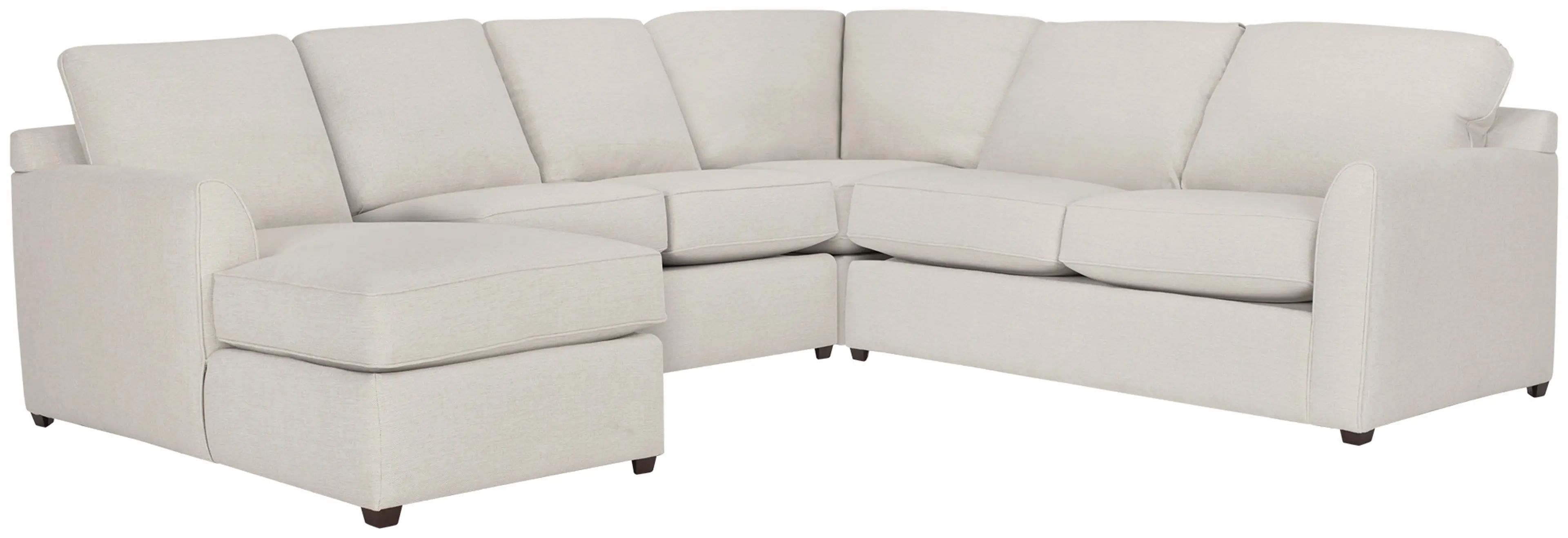 Asheville Light Taupe Fabric Medium Left Chaise Sectional Asheville Light Taupe Fabric Medium Left Chaise Sectional
