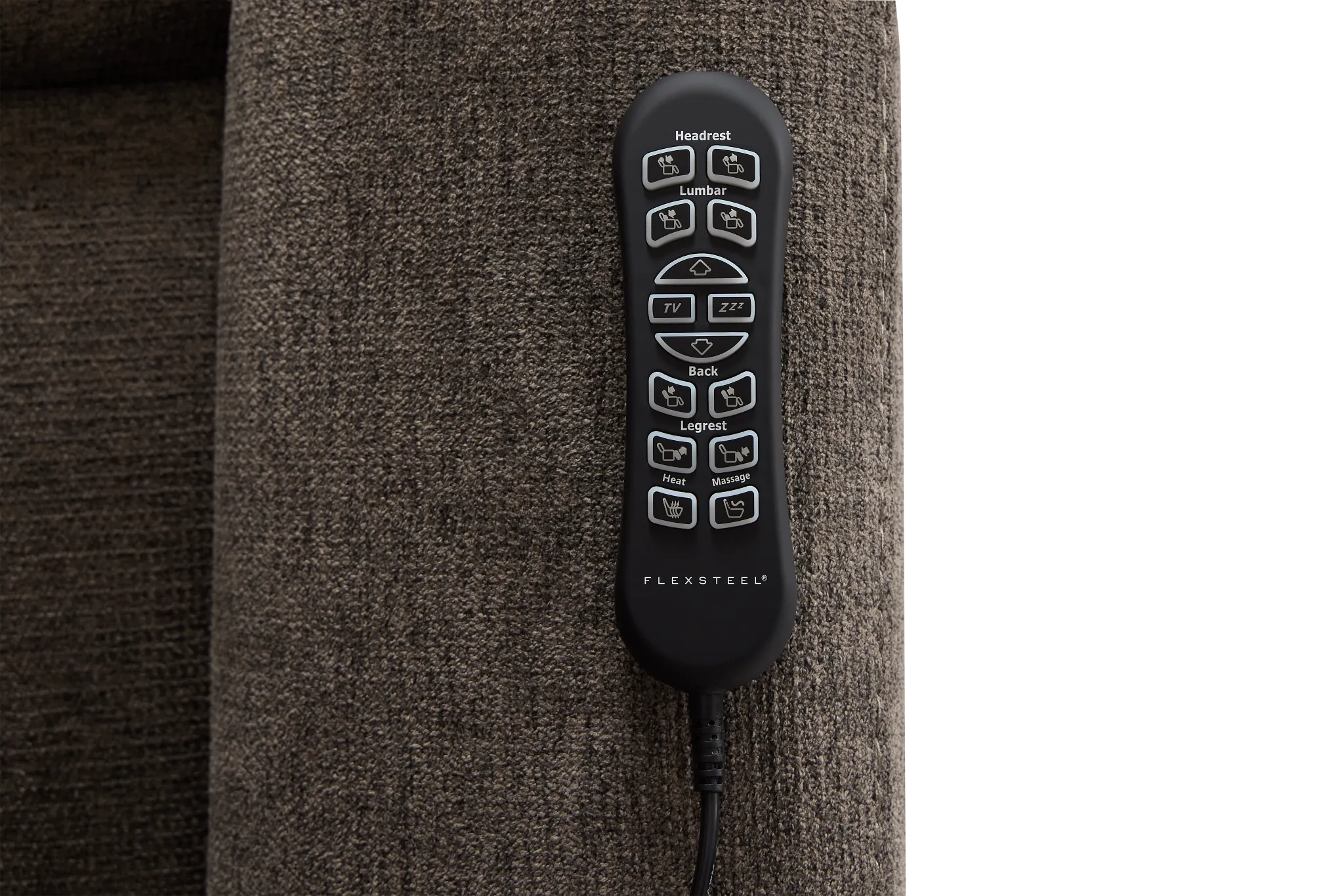 Zecliner Model 2 Plus Dark Gray Fabric Power Lift Recliner