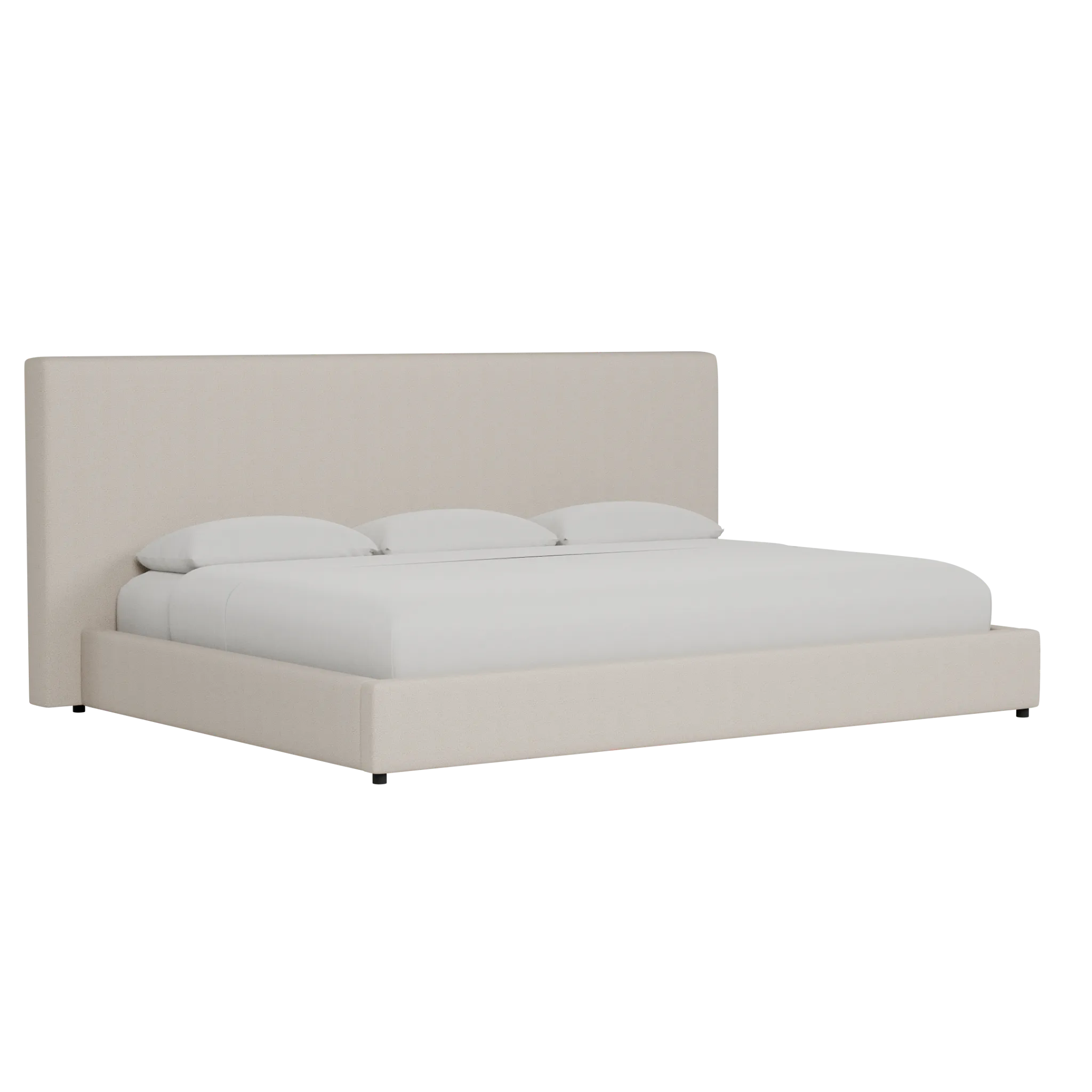 Grayton Gellar Brown 54" Upholstered Platform Bed