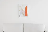 Apalla Orange Framed Wall Art