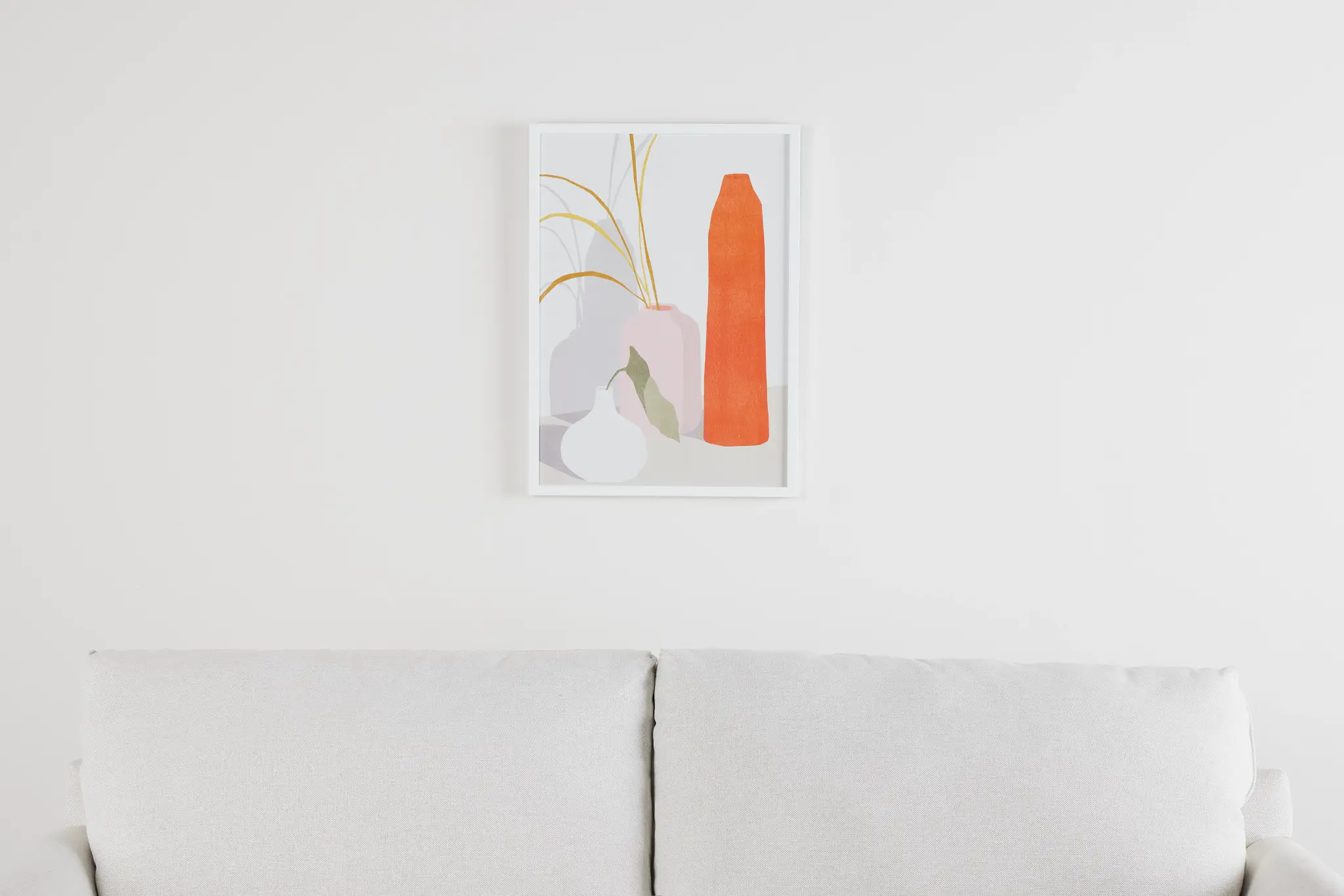 Apalla Orange Framed Wall Art Apalla Orange Framed Wall Art