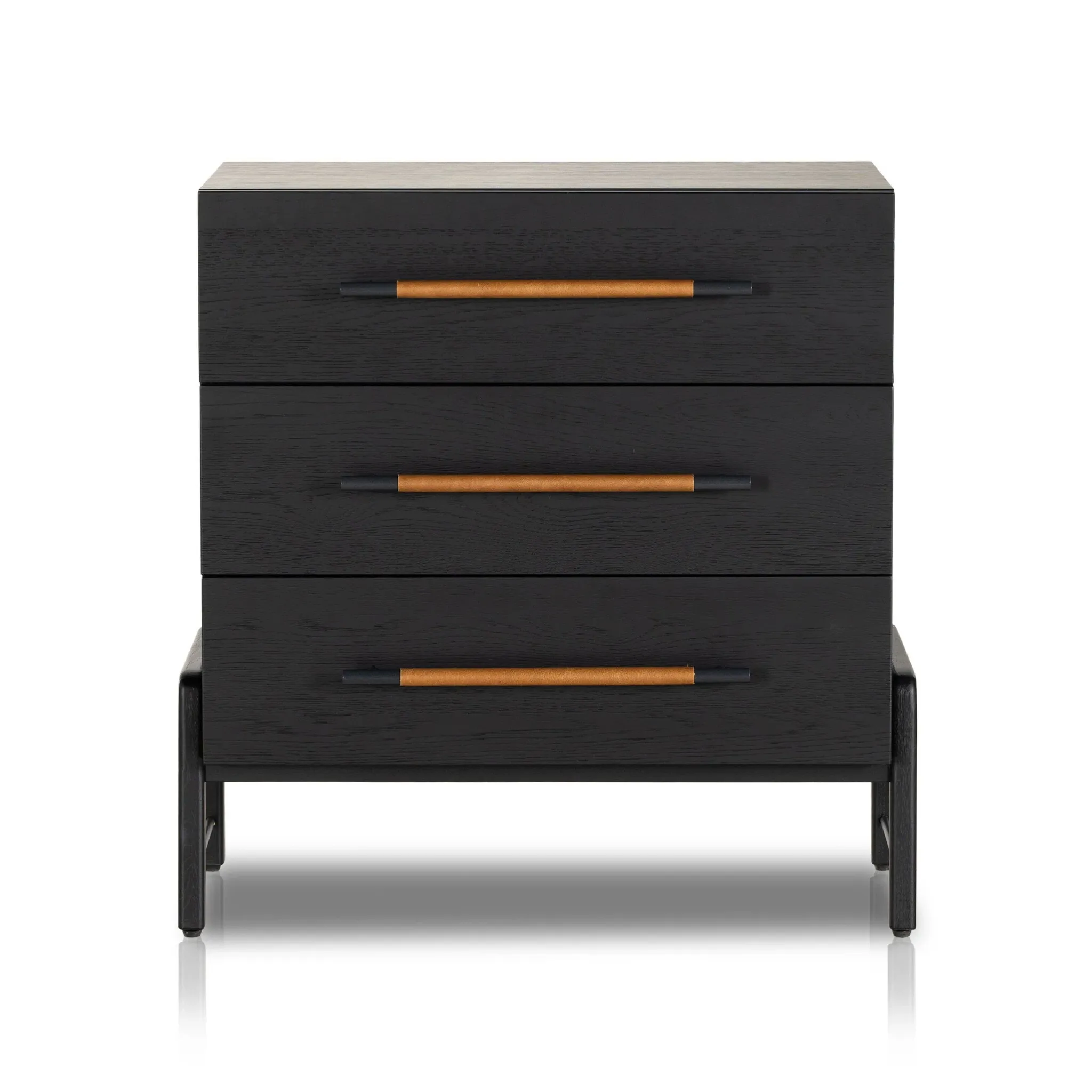 Four Hands Rosedale Black Nightstand