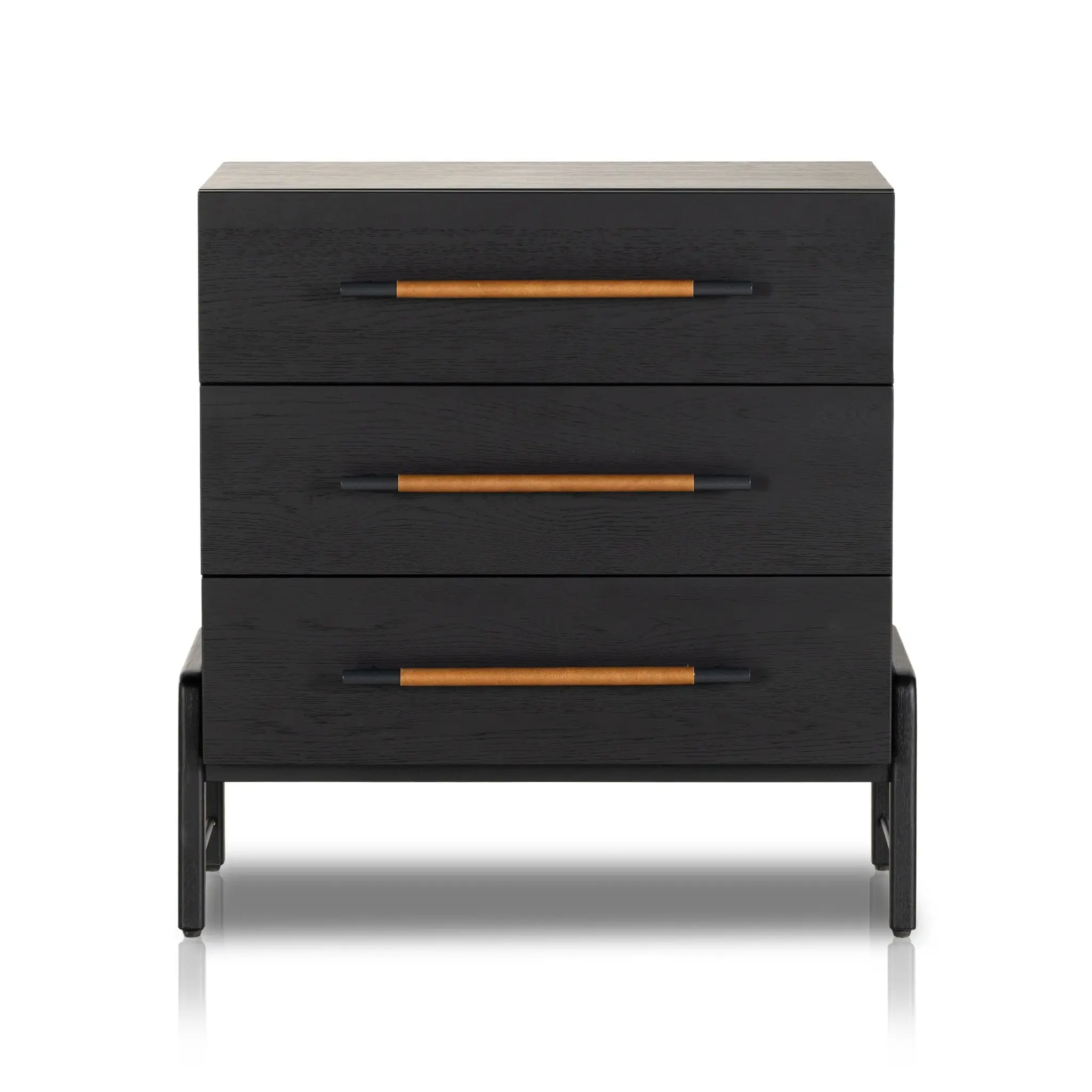 Four Hands Rosedale Black Nightstand Four Hands Rosedale Black Nightstand