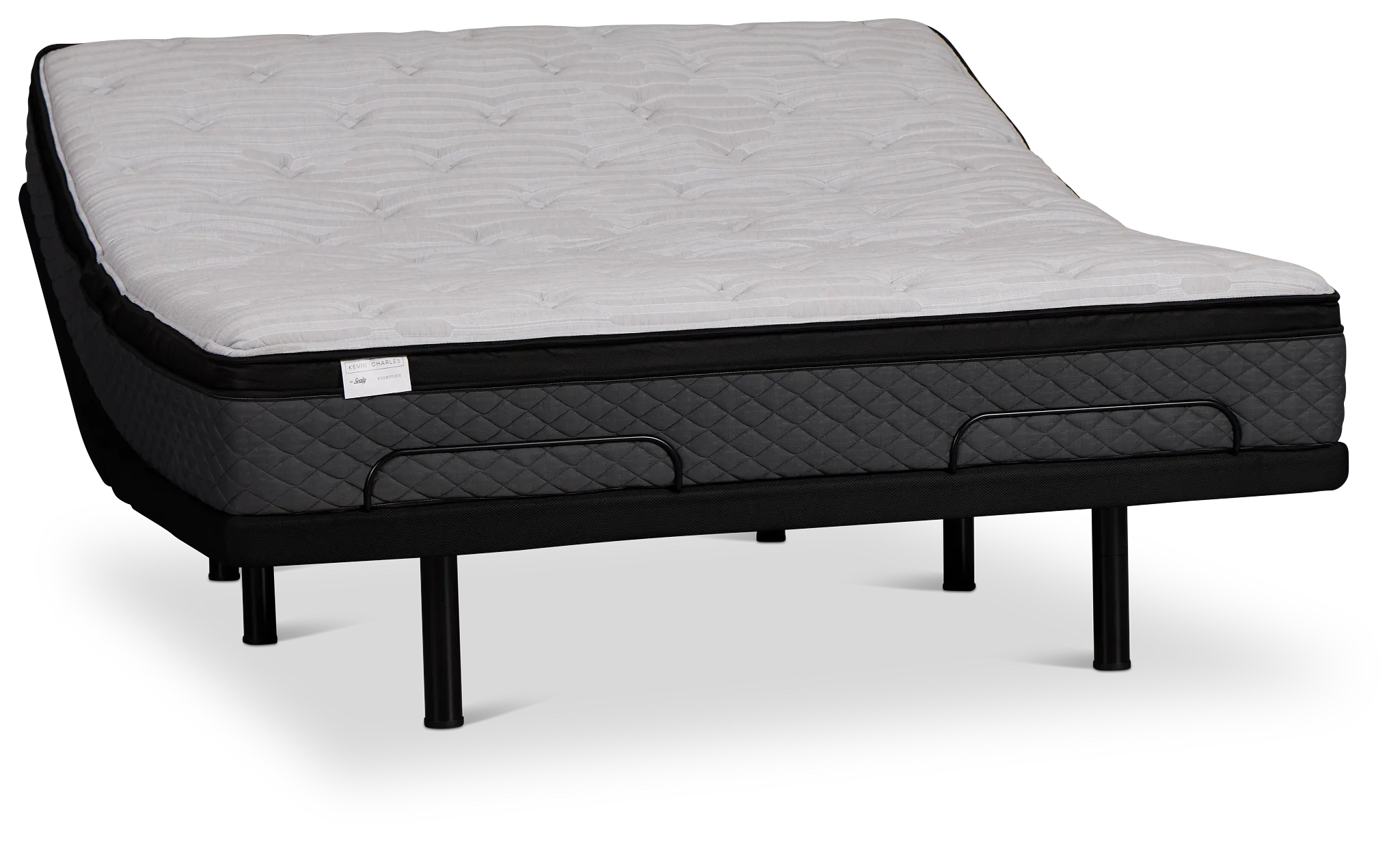 Kevin Charles By Sealy Essential Medium Plus Adjustable Mattress Set