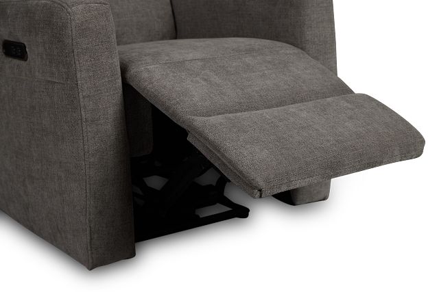 Rae Gray Fabric Power Recliner