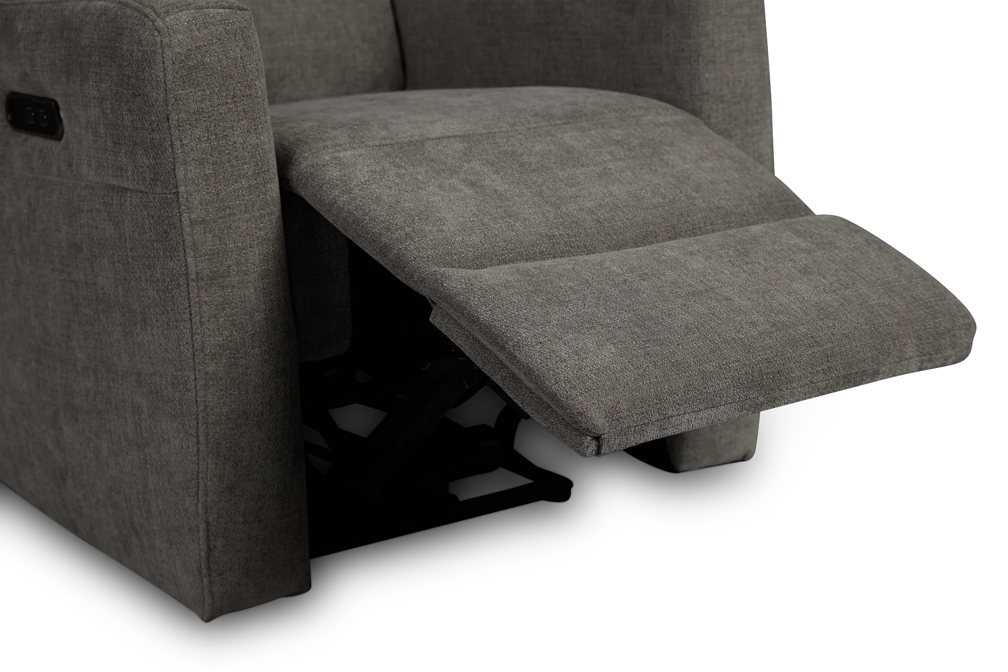 Rae Gray Fabric Power Recliner