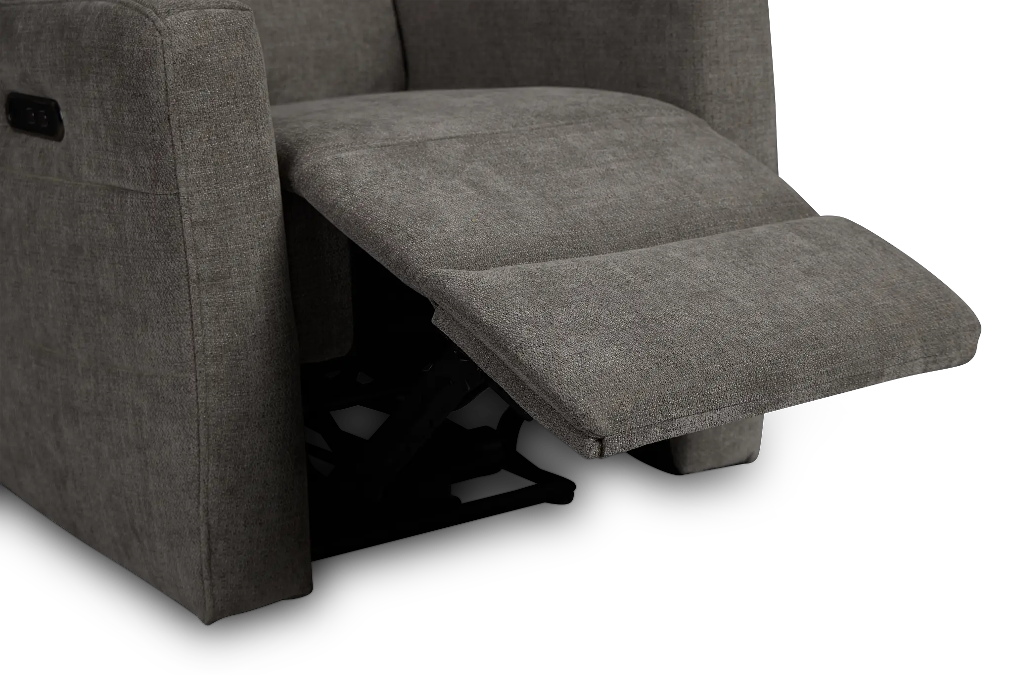 Rae Gray Fabric Power Recliner Rae Gray Fabric Power Recliner