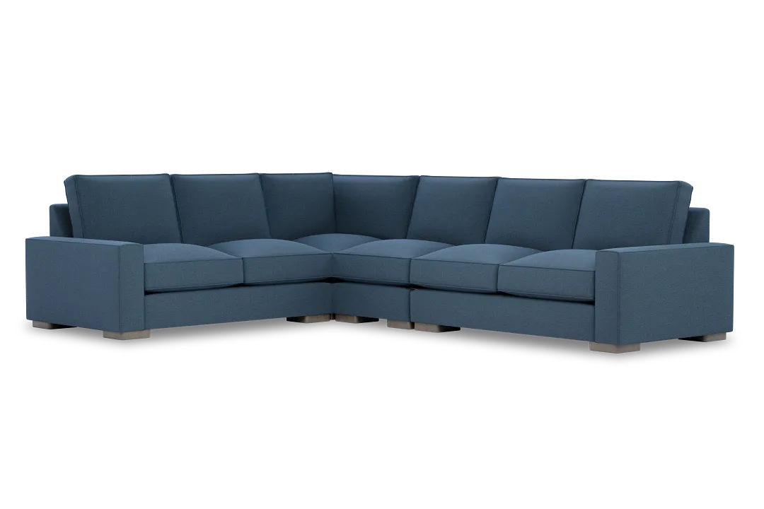 Edgewater Elite Blue Medium Two-arm Sectional