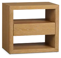 Nantucket Light Tone Open Nightstand