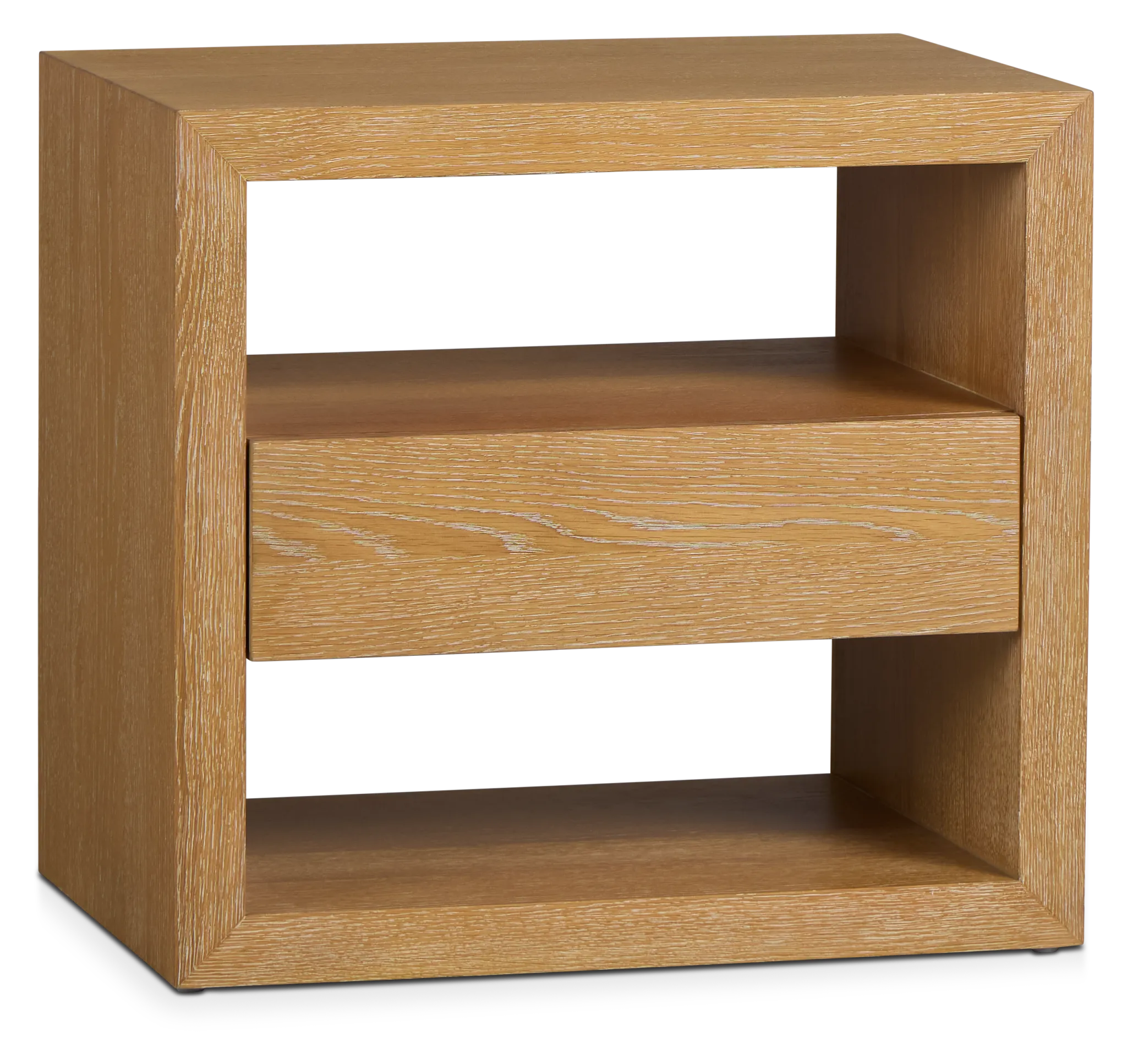 Nantucket Light Tone Open Nightstand